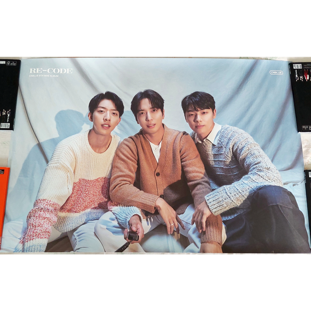 โปสเตอร์ ของแท้ จาก อัลบั้ม CNBLUE - RE-CODE Album เวอร์ Special พร้อมส่ง Kpop Poster