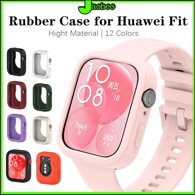 เคส for Huawei Watch Fit 4/Huawei Watch Fit 4 Pro เคส Anti-Scratch ซิลิโคนป้องกันหน้าจอ for Smartwatch Huawei Fit 3