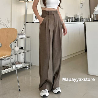 Mapayyaxstore : Tally pants กางเกงเอวสูง( รุ่นนี้มี 2 เนื้อผ้านะคะ ) 💖