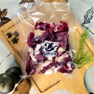 เนื้อเสือร้องไห้แดดเดียว 500 กรัม حلال ติดมันถูกอร่อย หวานน้…