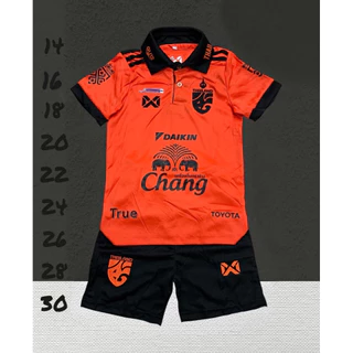 ชุดฟุตบอลชุดกีฬาเด็กเสื้อพร้อมกางเกงผ้านิ่มเย็นใส่สบาย