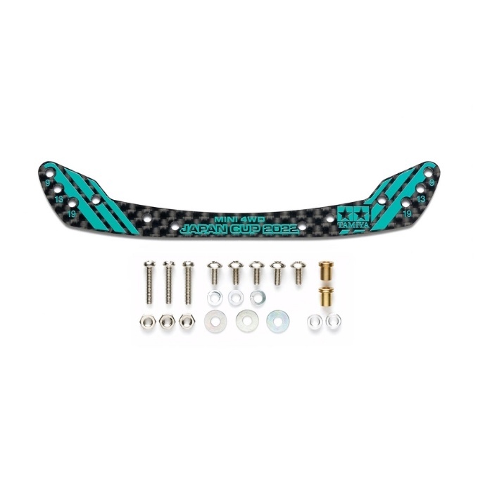 ทามิย่า💯 กันชน TAMIYA [95153:⭐️940] HG Carbon Front Stay for Fully Cowled Mini 4WD (1.5mm) J-CUP 202