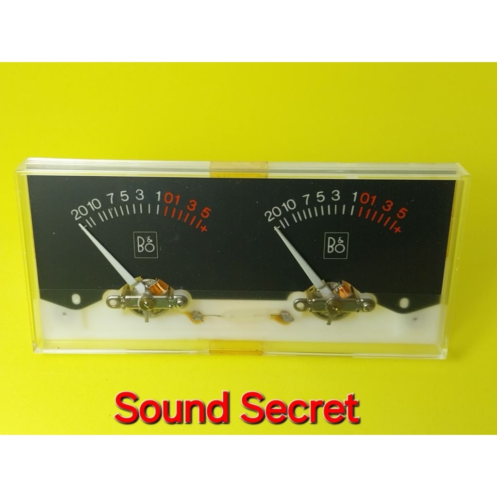VU Meter เข็ม มิเตอร์เข็มคู่ วินเทจ B&O