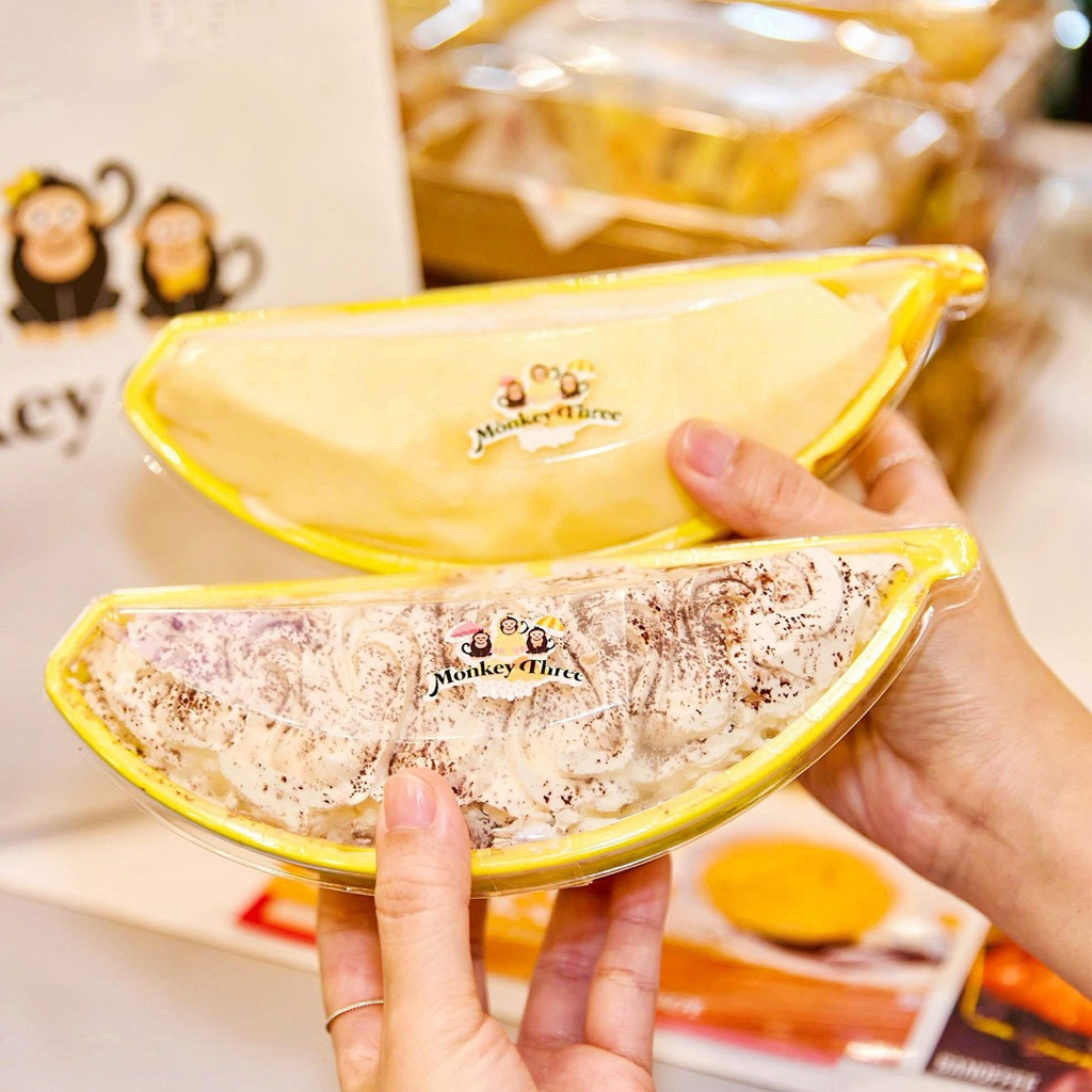 ✅รับหิ้วตรงจากร้าน✅เค้กกล้วยหอมบางปู💛เจ้าดังในตำนานจาก Monkey tree coffee 🐒กล้วยลูกโตๆ ไส้ครีมจุกๆ🍌พ