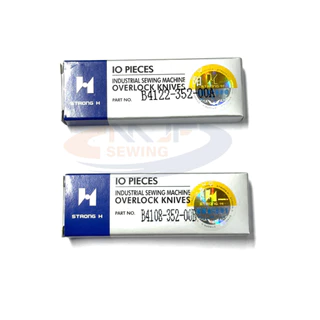 ใบมีดจักรโพ้งเล็ก จักรบ้าน Strong H（บนB410835200B，ล่างB412235200A)