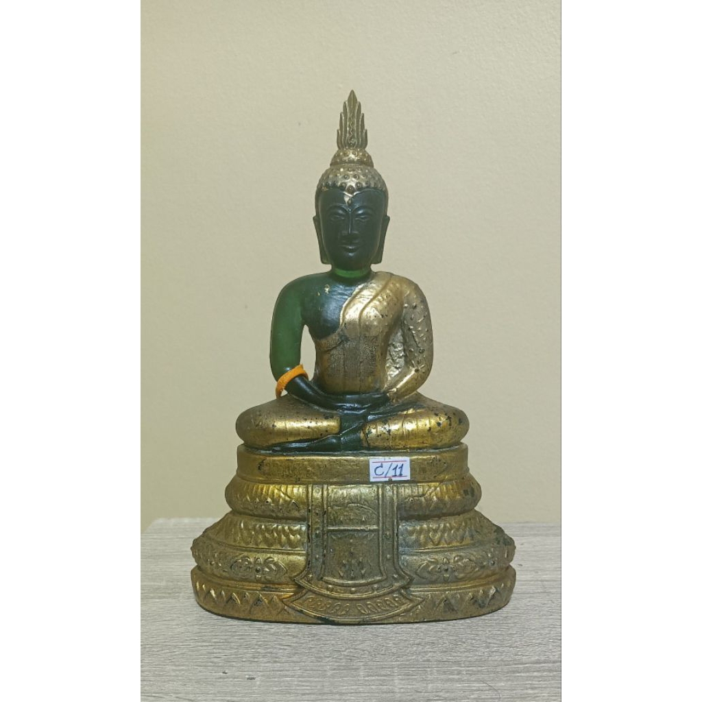 No. C11 พระบูชา พระแก้วมรกต 25 พุทธศตวรรษ ปี พ.ศ.2500 (บล็อคสำนักพุทธสร้าง)หล่อพิธี25พุทธศตวรรษ เนื้