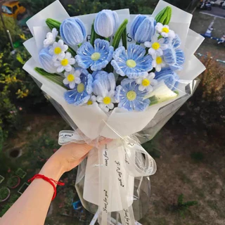 ช่อดอกไม้ ลวดกำมะยี่ จัดช่อดอกไม้💐