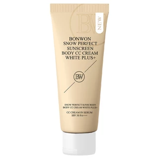 BONWON - Snow Perfect Sunscreen Body CC Cream White Plus+ (150ml.) บอนวอน สโนว์ เพอร์เฟค ซันสกิน บอดี้ ซีซี ครีม ไวท์ พล