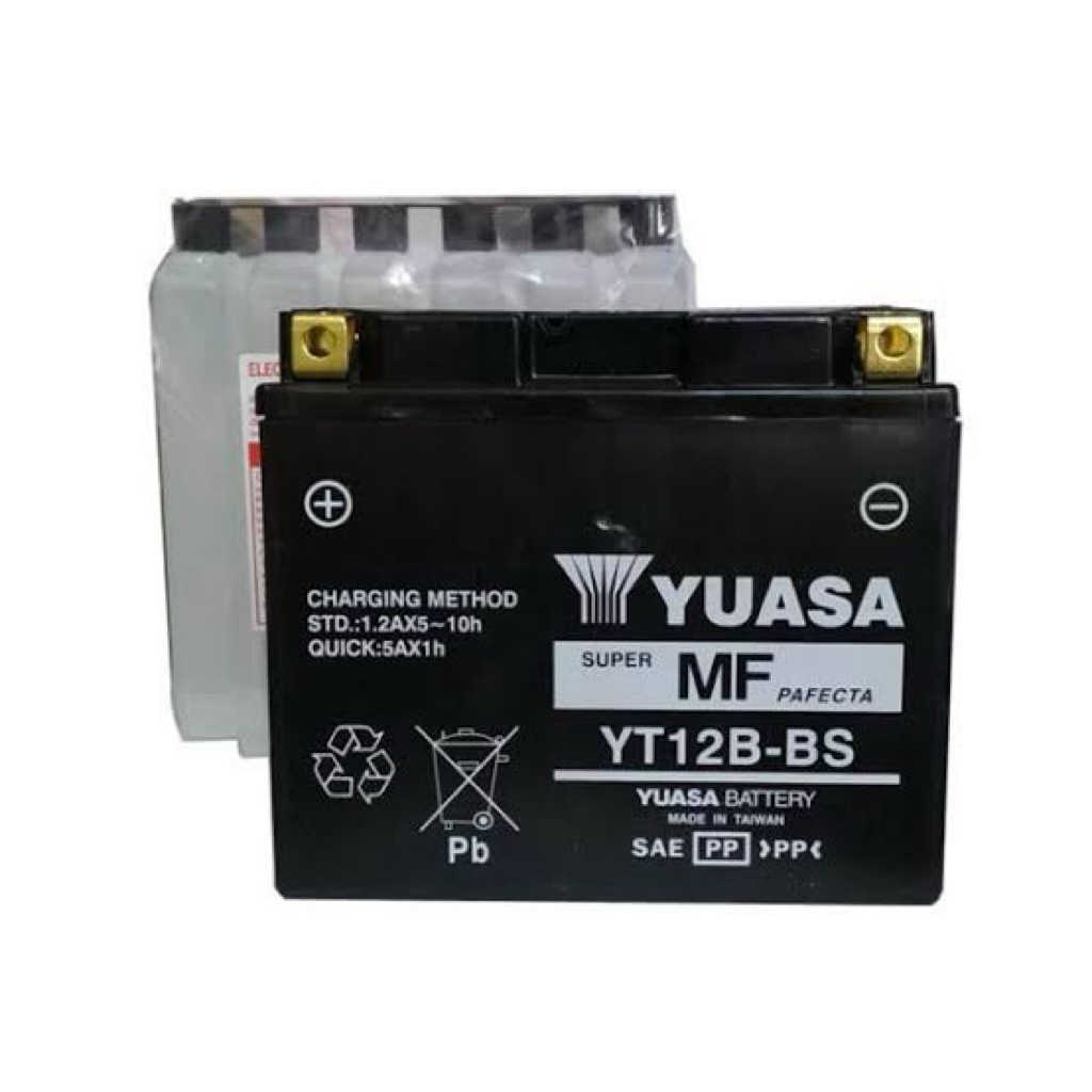 แบตเตอรี่มอเตอร์ไซค์ YUASA รุ่น  YT12B-BS Ducati Diavel monster all model ((ส่งด่วน ส่งเร็ว))
