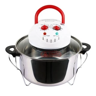 หม้ออบลมร้อน Smart Home รุ่น MV-1203 โถสแตนเลส ระบบฮาโลเจน