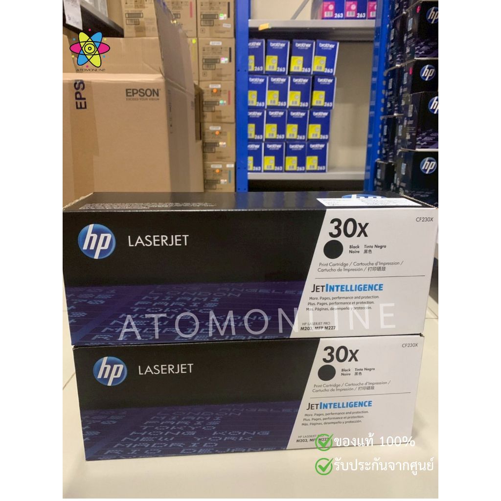 HP 30X CF230X Black ตลับหมึกโทนเนอร์ สีดำ ของแท้