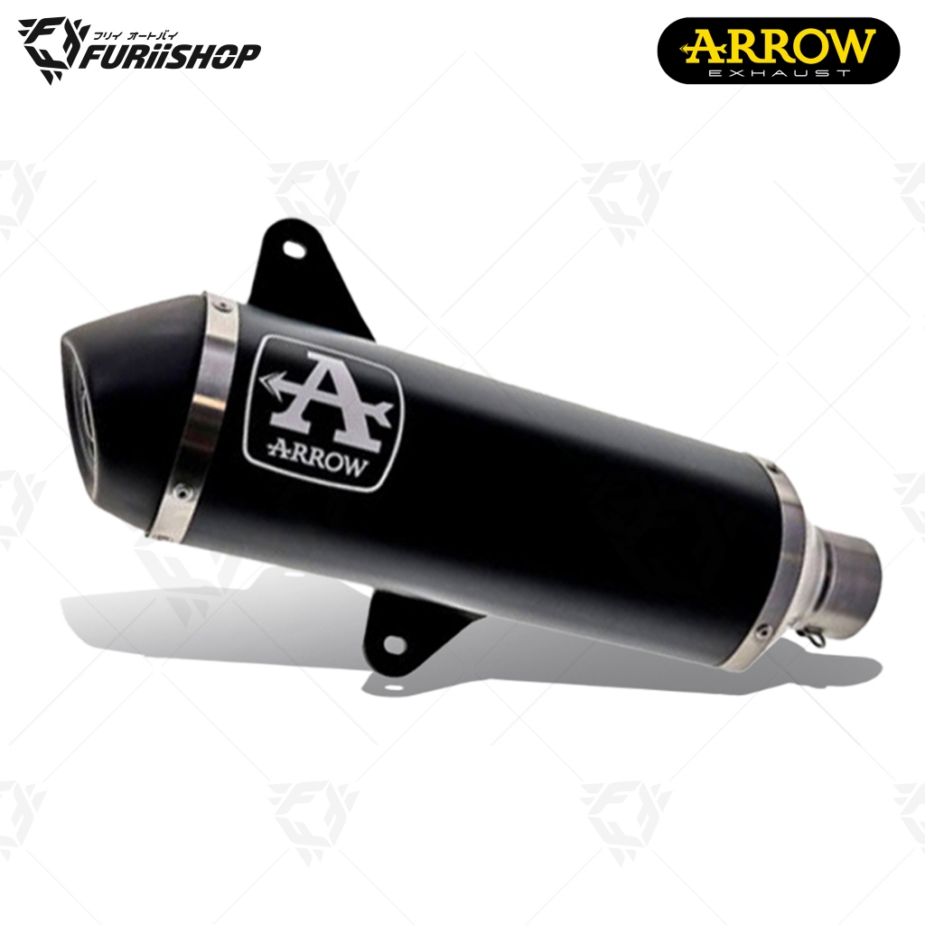 ท่อสูตร/ท่อแต่ง/ท่อไอเสีย Arrow 3V Black-Carbon Big new Logo  : for GTS/GTV300 2023