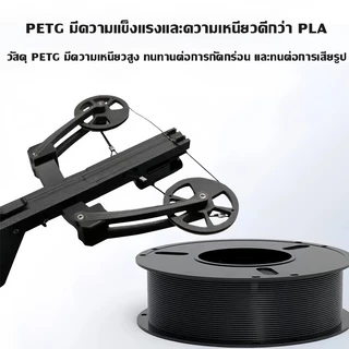 JAERSENT วัสดุการพิมพ์ 3 มิติ PETG เส้นใยพลสติก ใช้กับครื่องพิมพ์ 3 มิติ 1.75mm 1kg มีให้เลือกหลากหลายสี