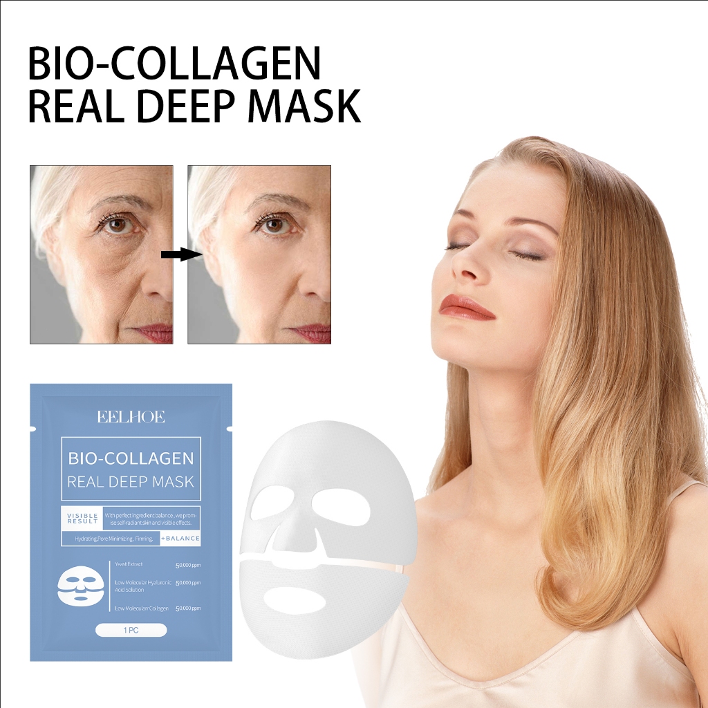 EELHOE Collagen Eye Mask แผ่นมาส์กคอลลาเจนสำหรับรอบดวงตา บำร