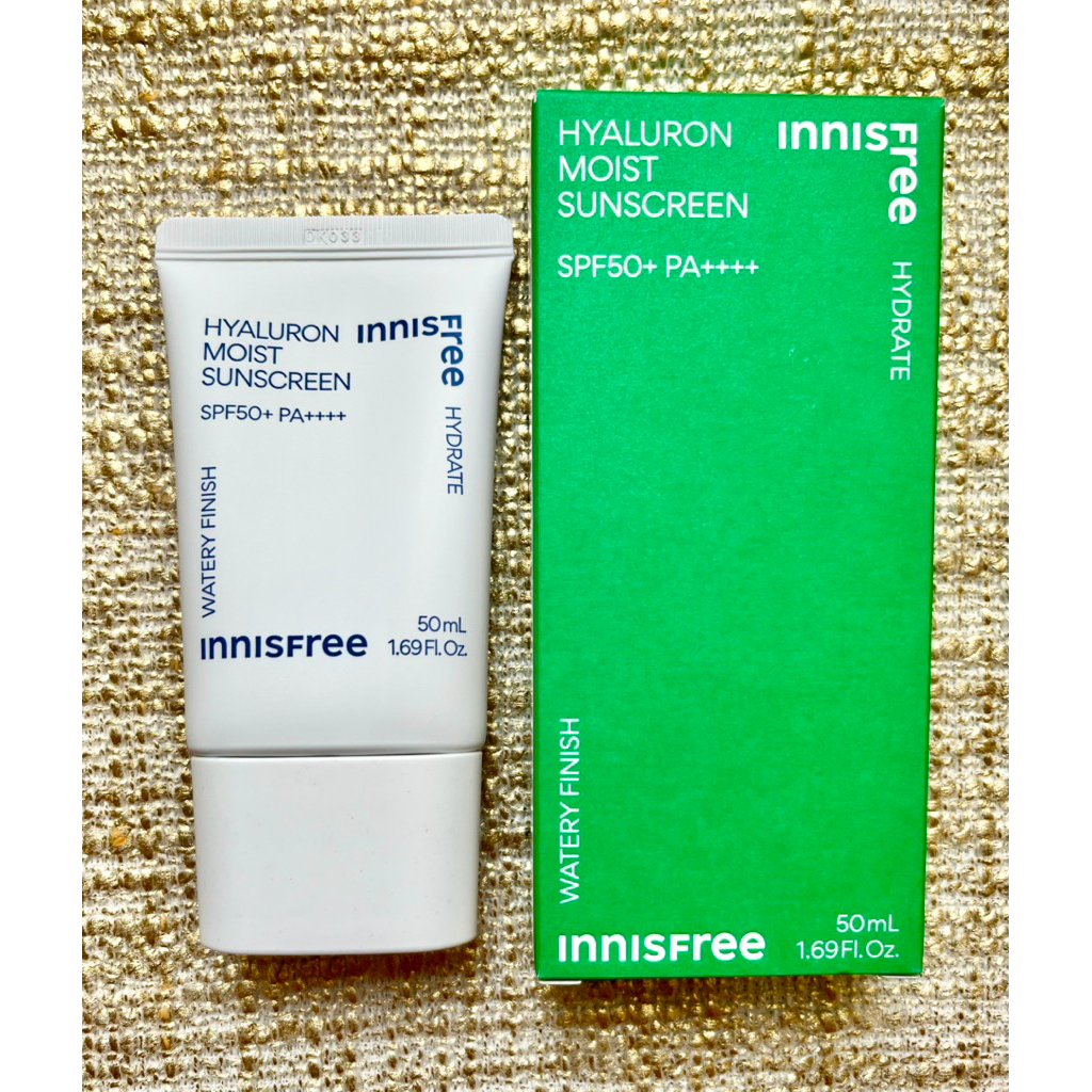 innisfree Hyaluron Moist Sunscreen SPF50+ PA++++ ขนาด 50 ml. #ป้ายไทย #ผลิต02/2025
