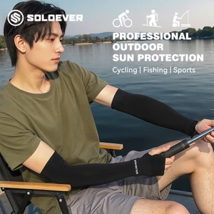 SOLOEVER ปลอกแขนกัน UV 99% ใส่สบาย เย็น ระบายอากาศได้ดี ไม่อับชื้น UPF50+