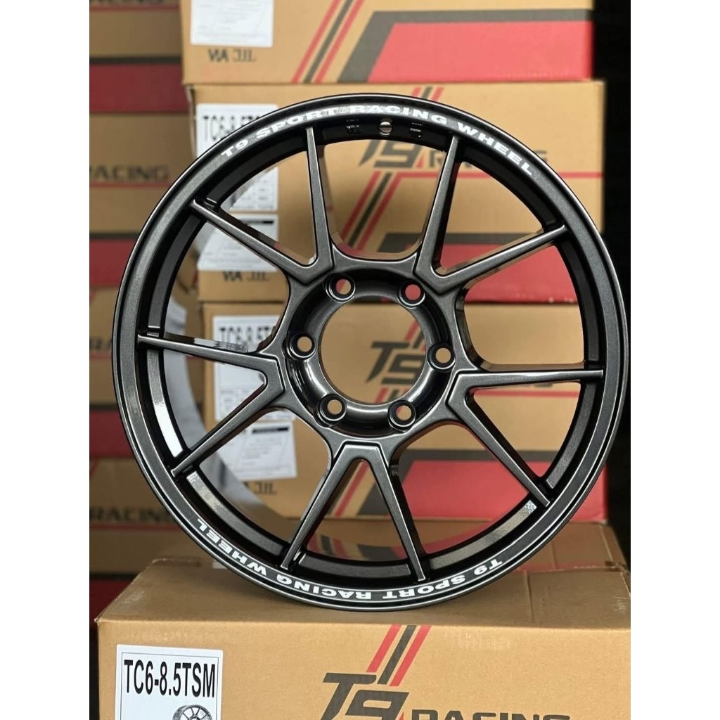 ล้อแม็กซ์T90RA TC 005 ขอบ18 6รู139.7 กว้าง8.5ทั้ง 4 วง ออฟ35 เทากันราคา4ล้อ