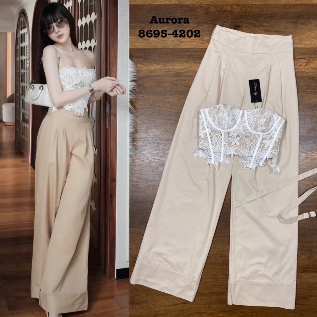 AURORA ชุดเซต3ชิ้น สุดคุ้ม!! เสื้อเกาะอกท็อป(*สอบถามสต๊อกก่อนกดสั่งน๊า)