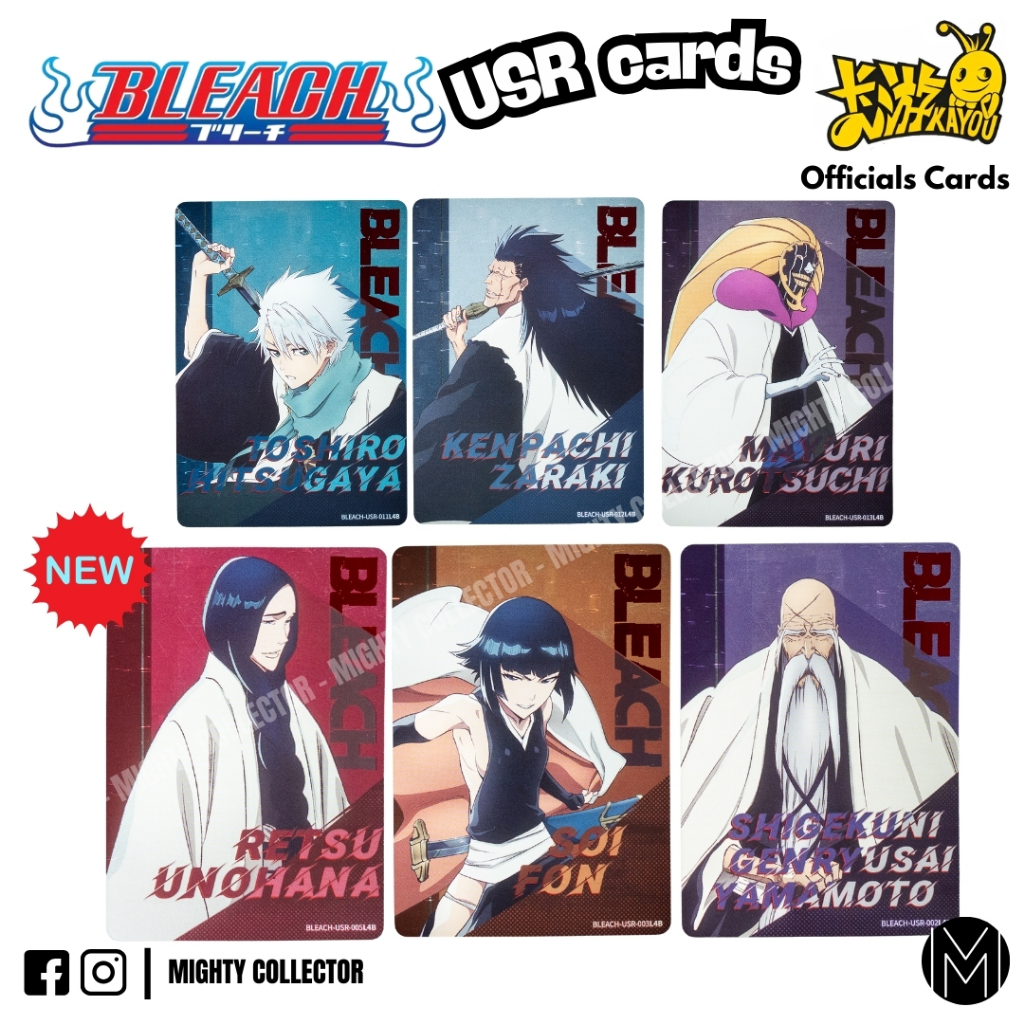 BLEACH Thousand Year Blood War Anime Collection Cards - USR rarity - NM/Mint Condition - Official Bleach Kayou cards