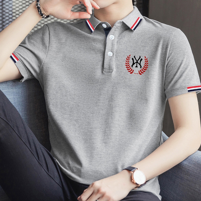 เสื้อคอปกผูชาย เสื้อโปโลชาย2025 เสื้อโปโลผู้ชาย polo shirt for men เสื้อยืดผู้ชาย L/XL/XXL/XXXL