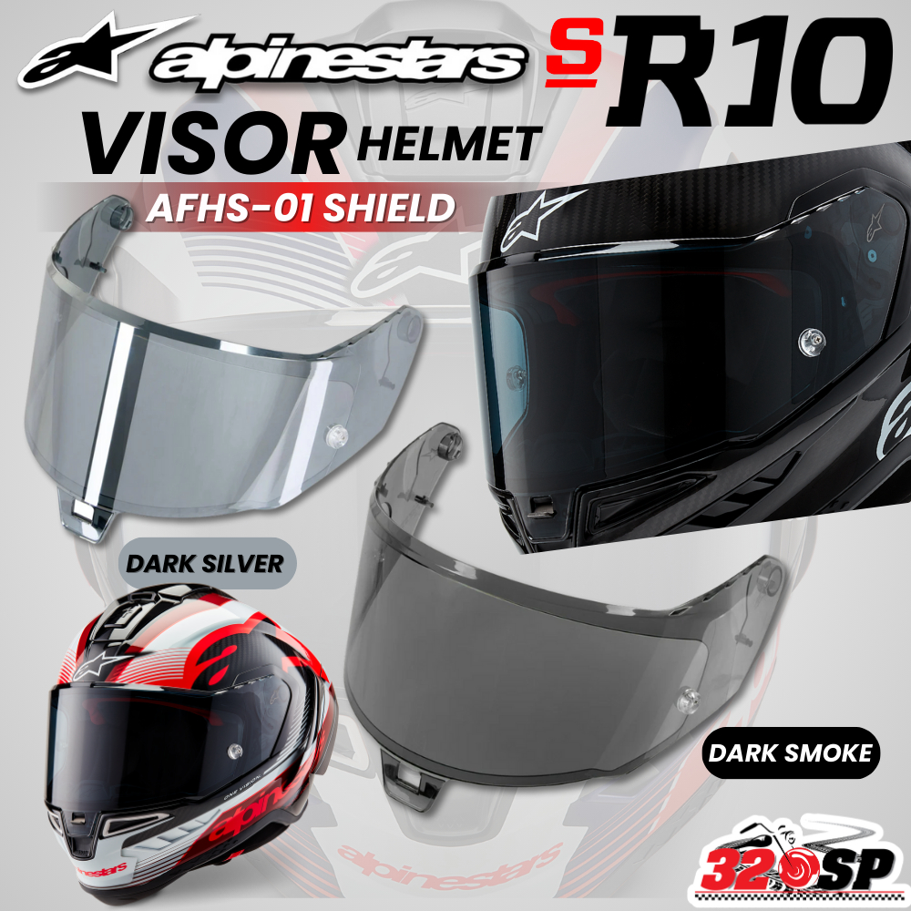 ชิลด์หมวกกันน็อค ALPINESTARS SUPERTECH R10 รหัส AFHS-01 ของใหม่ ส่งไว!! 320SP