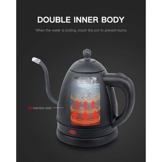 COMPRO รุ่น CP-K2 กาต้มน้ำไฟฟ้า ความจุ 1.2 ลิตร 1360W กาต้มน้ำกาแฟดริป Electric Kettle ของแท้ 100% รับประกัน 1 ปี
