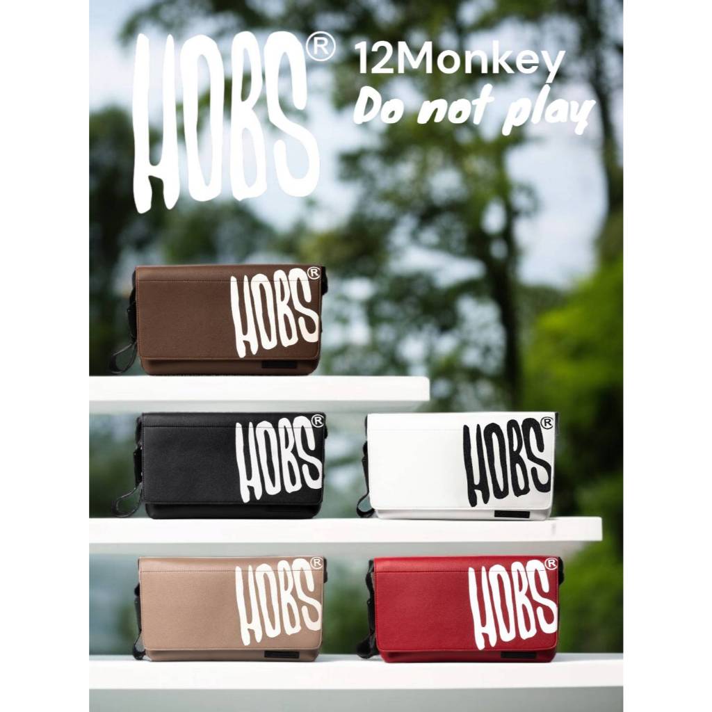 กระเป๋า Hobs 12monkey รุ่น Do not play 12นิ้วสะพายข้าง