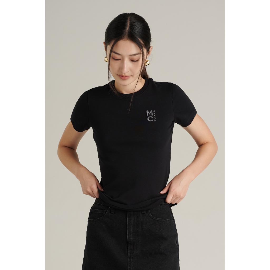 Mc JEANS เสื้อยืดแขนสั้นผู้หญิง คอกลม (Online Exclusive) MTTZA33