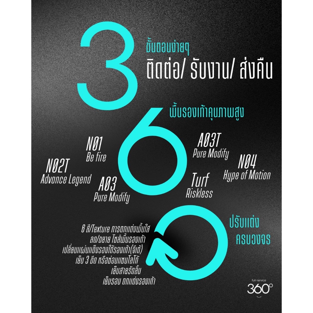 RENEIX พื้นรองเท้าสตั๊ด รุ่น A03 PURE MODIFY พื้นรองเท้าฟุตบอล พื้นสตั๊ด สี Black&Pink - รูปที่ 6