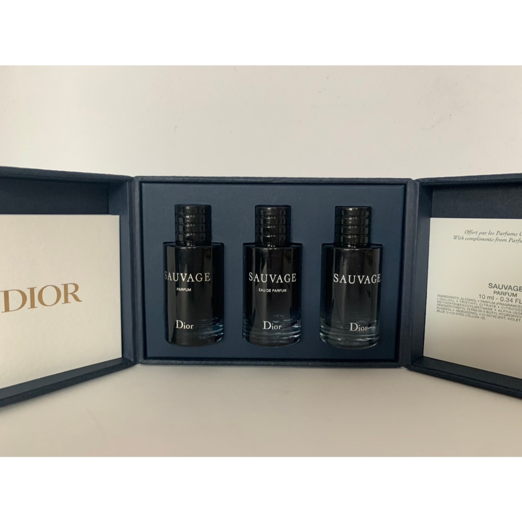 BOXSET  Dior Sauvage Parfum,Eau De Pardum,Eau De Toilette แท้ 100%