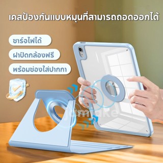 Jamjake เคสป้องกัน iPad แบบถอดได้ หมุนได้ 360 องศา พร้อมช่อง…