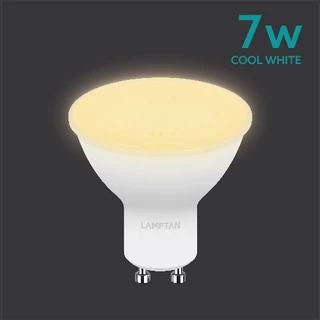 LAMPTAN หลอดไฟ LED MR16 COSMO 7W 220V ขั้วGU10 ไม่ต้องใช้ Driver
