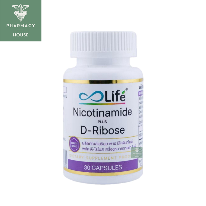 Life Nicotinamide Plus D-Ribose 30 แคปซูล