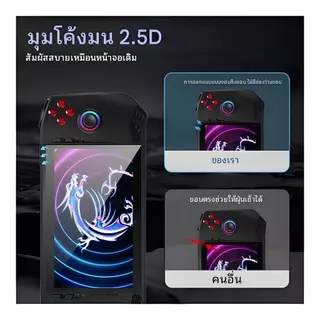 ฟิล์มกันรอย MSI Claw/Claw 8 AI+/Claw A8 BZ2EM แบบกระจก ฟิล์มกระจกสำหรับเครื่องเล่นเกมพกพา CLAW ขนาด 7 นิ้ว/8 นิ้ว