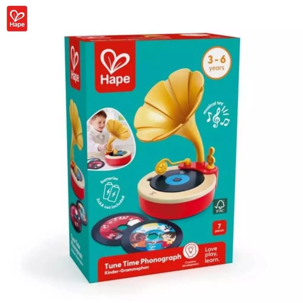 Hape เครื่องเล่นเสียง Tune Time Phonograph