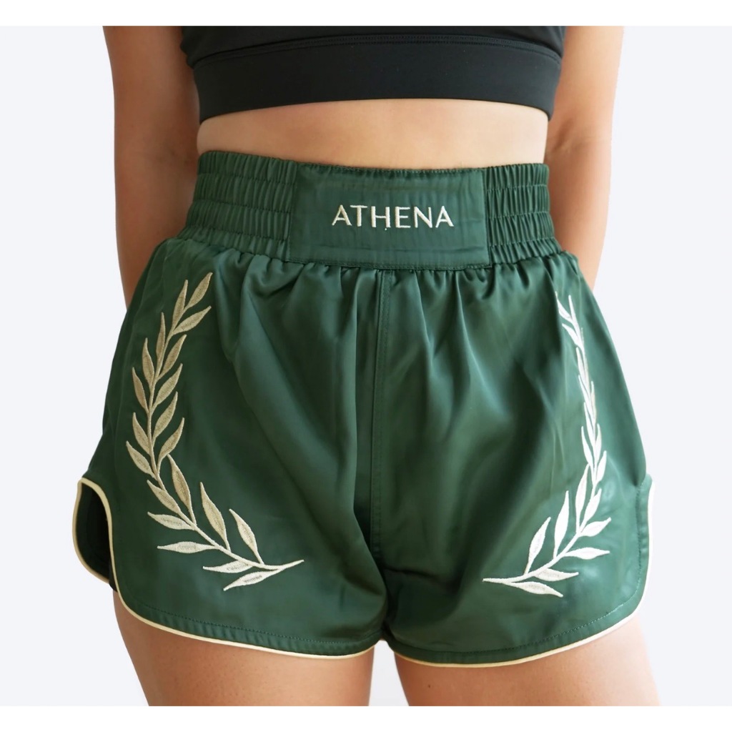 Athena Boxing/Muay Thai Shorts กางเกงมวย มีซับในมีกระเป๋า ใส่สบายมาก ผ้าดี คุณภาพพรีเมี่ยม