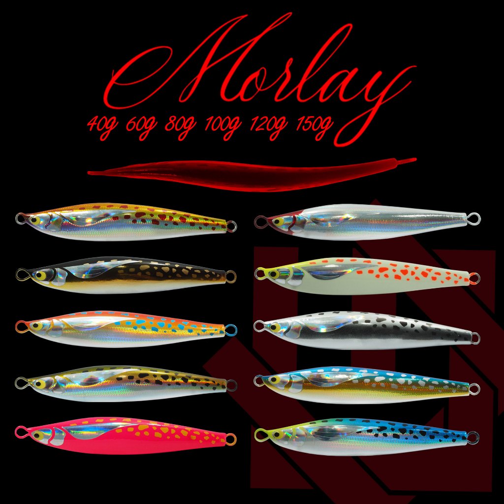 เหยื่อจิ๊ก รุ่น Morlay น้ำหนัก 40g 60g 80g 100g 120g 150g  กรัม LURES FACTORY UNDERGROUND UG