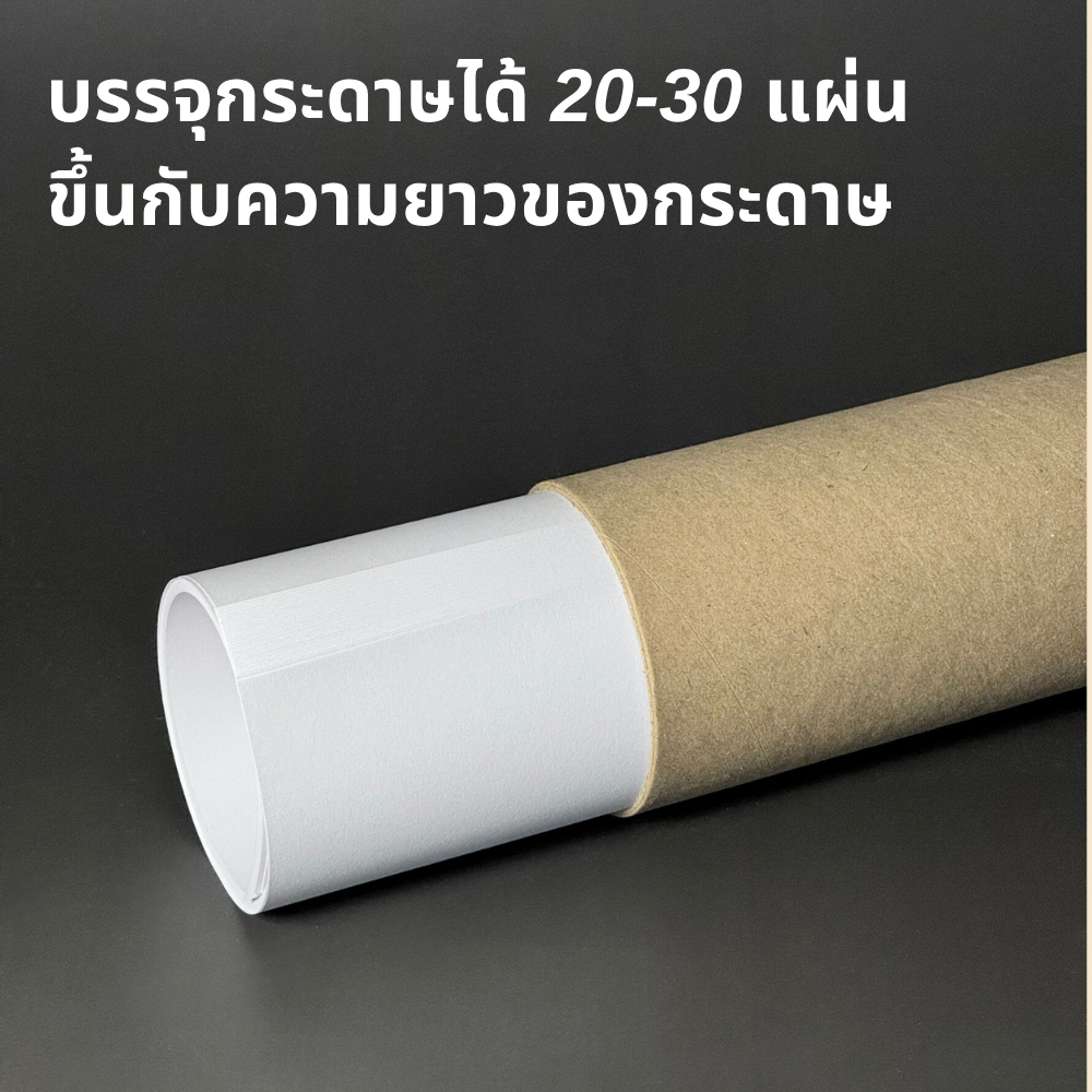 กระบอกโปสเตอร์ 1.5นิ้ว 2นิ้ว 3นิ้ว ความยาว 35cm-75cm หนา 2mm พร้อมฝาปิดสีดำ  ราคาโรงงาน - รูปที่ 6