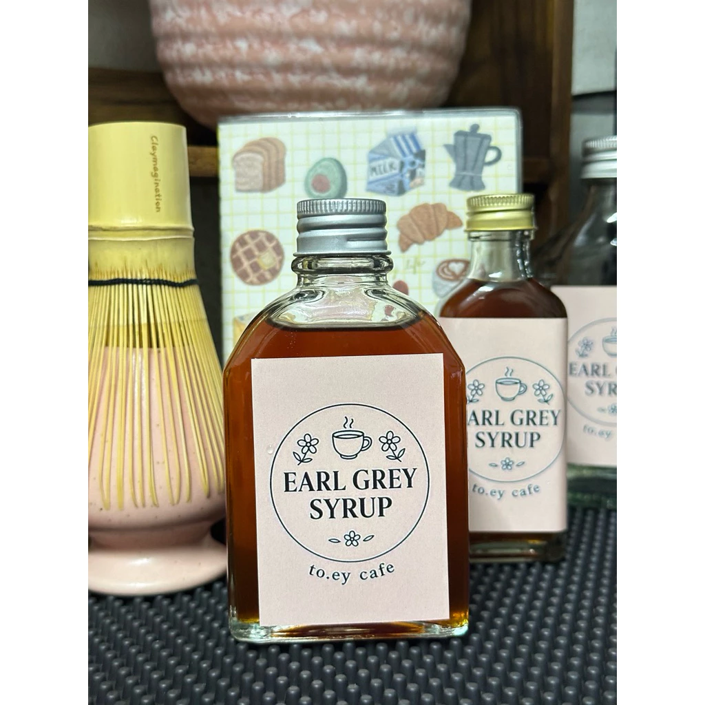 Earl grey syrup home made🍵🧊🧉 by to-ey