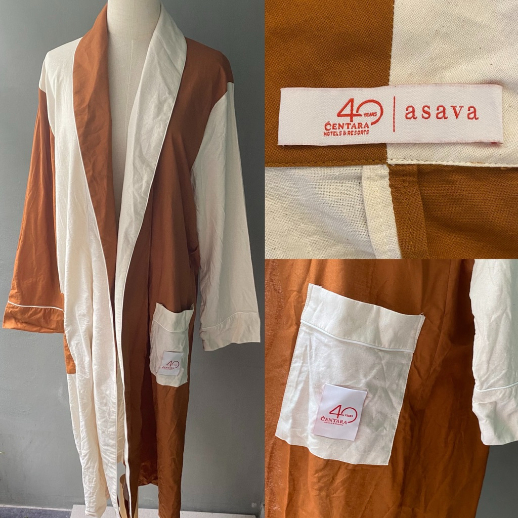 USED Asava for Centara bathrobe สภาพดี