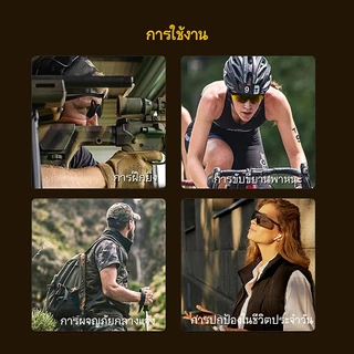 【พันธมิตรเชิงกลยุทธ์ของ IPSC】EARMOR G01 แว่นตายุทธศาสตร์ ป้องกันรังสี UV ป้องกันฝุ่นและทราย ป้องกันแสงสะท้อน