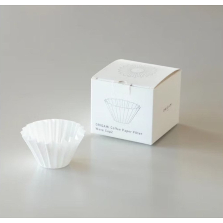 Origami paper filter(Wave) 2 cup : 50 pieces