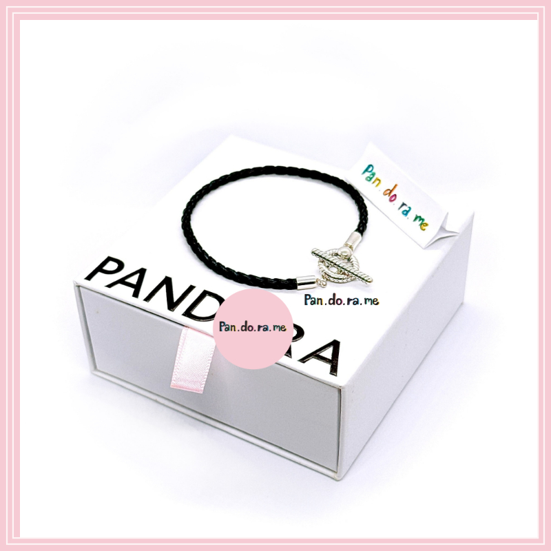 [พร้อมส่ง สินค้าแท้ 💯] สายหนังแพน Moments Braided Leather T-bar Bracelet