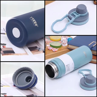 TYESO แก้วน้ำแบบพกพา ขวดน้ำออกกำลังกาย ด้ามจับพับได้ พกพาสะดวก TS-8706B TS-8709B 600ML/750ML