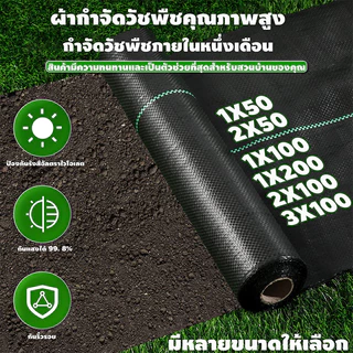 Daily Gold พลาสติกคลุมวัชพืช กำจัดวัชพืช ผ้าคลุมวัชพืช พลาสติกเกรดส่งออก ผสมUV ฆ่าหญ้า เห็นผลไวถายใน