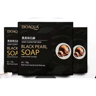 สบู่ไข่มุกดำ ( 3 ก้อน ) 55g ลดรอยดำและปัญหาผิว