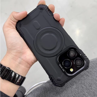 🔥มีส่งด่วน ในกทม.🔥 เคสไอโฟนกันกระแทกแข็ง Magnetic Bracket มุมกันกระแทก กรอบเลนส์ตั้งได้