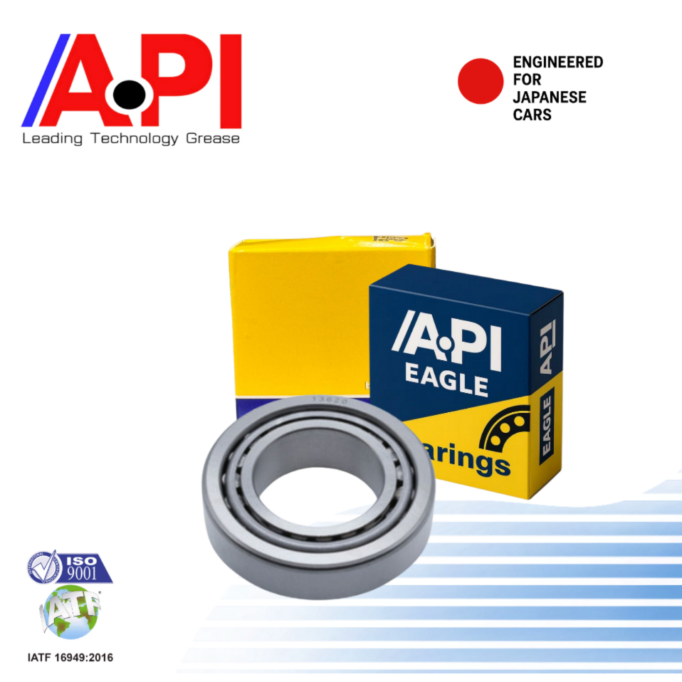 MALL API 30305 API BEARINGS ตลับลูกปืนเม็ดเรียว TAPERED ROLLER 25x62x18.25 / 15 30305 API