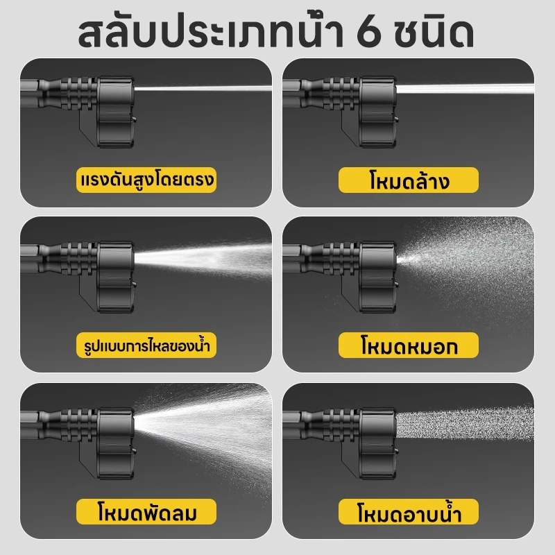 Maybuck เครื่องล้างรถพกพาไร้สาย แรงดันสูง thumbnail 4
