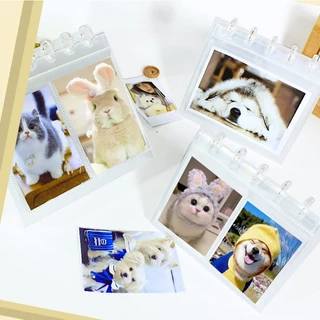 อัลบั้มรูปตั้งโต๊ะ ขนาด 3",4",5",6" กรอบรูปตั้งโต๊ะ DIY อัลบั้มใส่การ์ดตั้งโต๊ะ